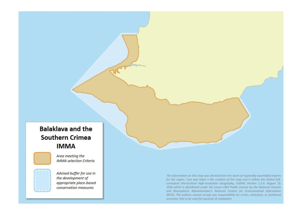 Balaklava and the Southern Crimea IMMA map