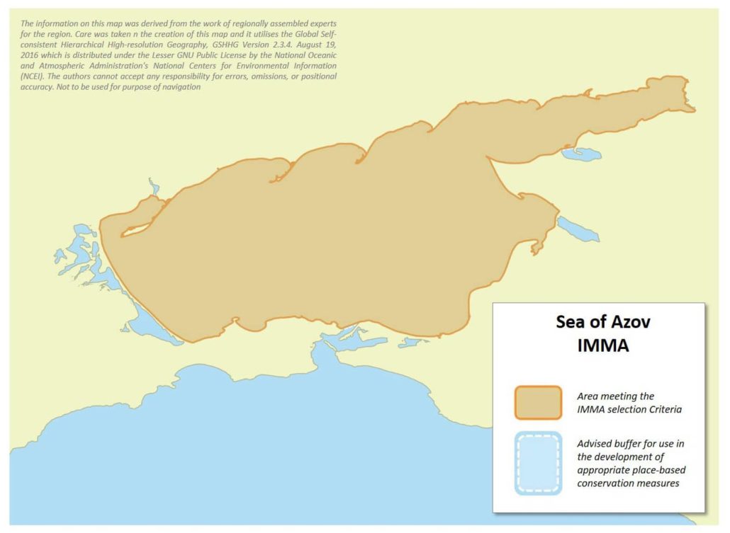 Sea of Azov IMMA map