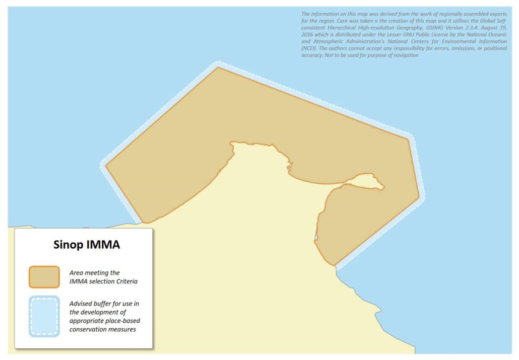 Sinop IMMA map